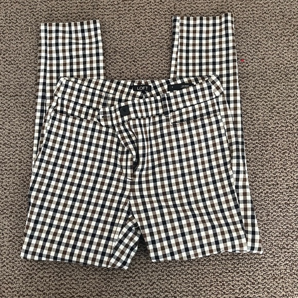 LOFT checkered pants - Picture 2 of 6